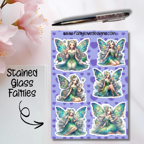Stained Glass Fairies