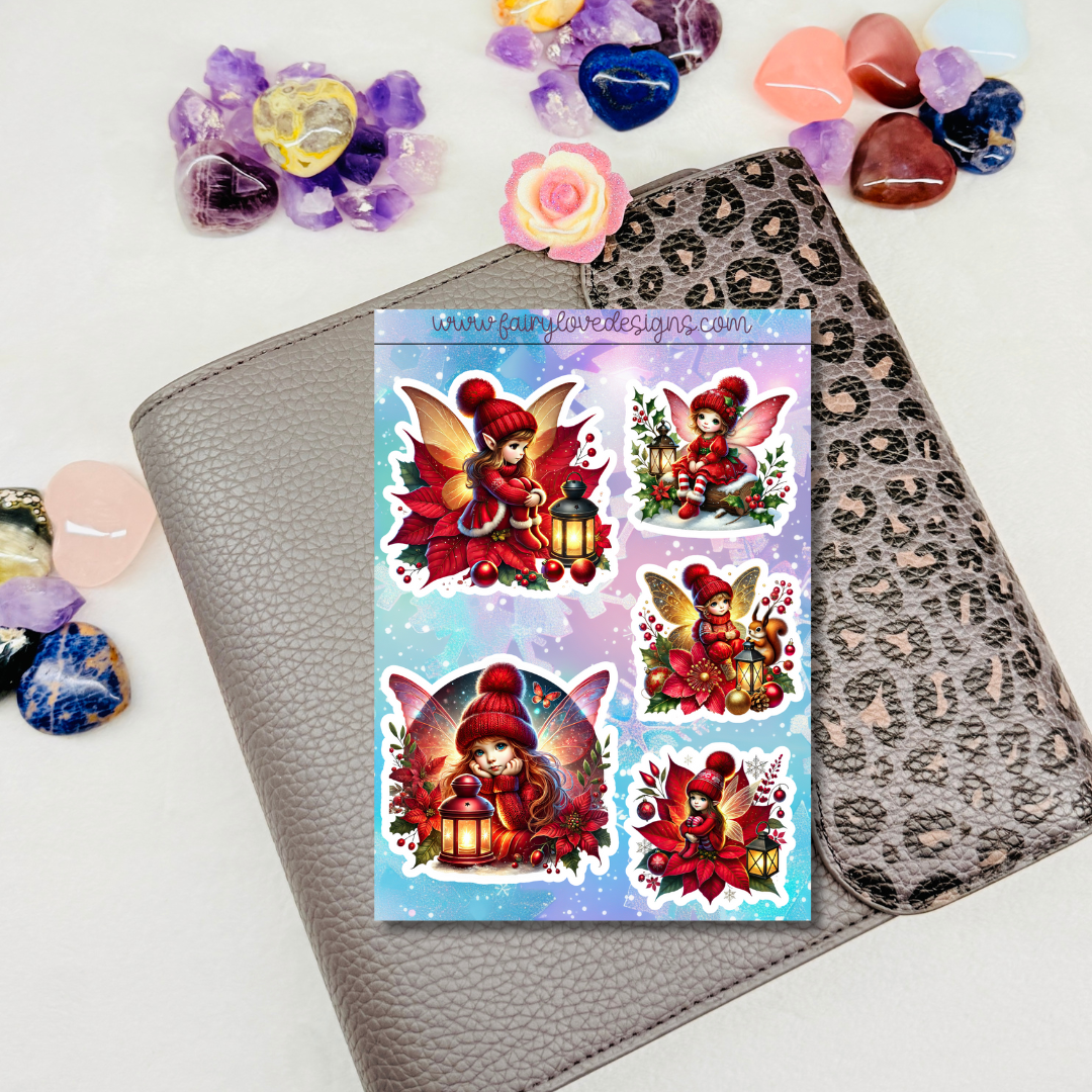 Red Winter Fairies