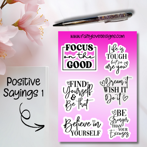 Positive Sayings 1