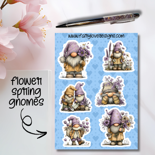 Flower Spring Gnomes