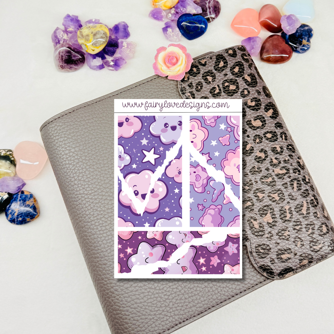Kawaii Clouds Washi Kit