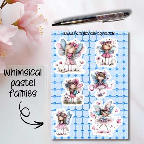 Whimsical Pastel Fairies