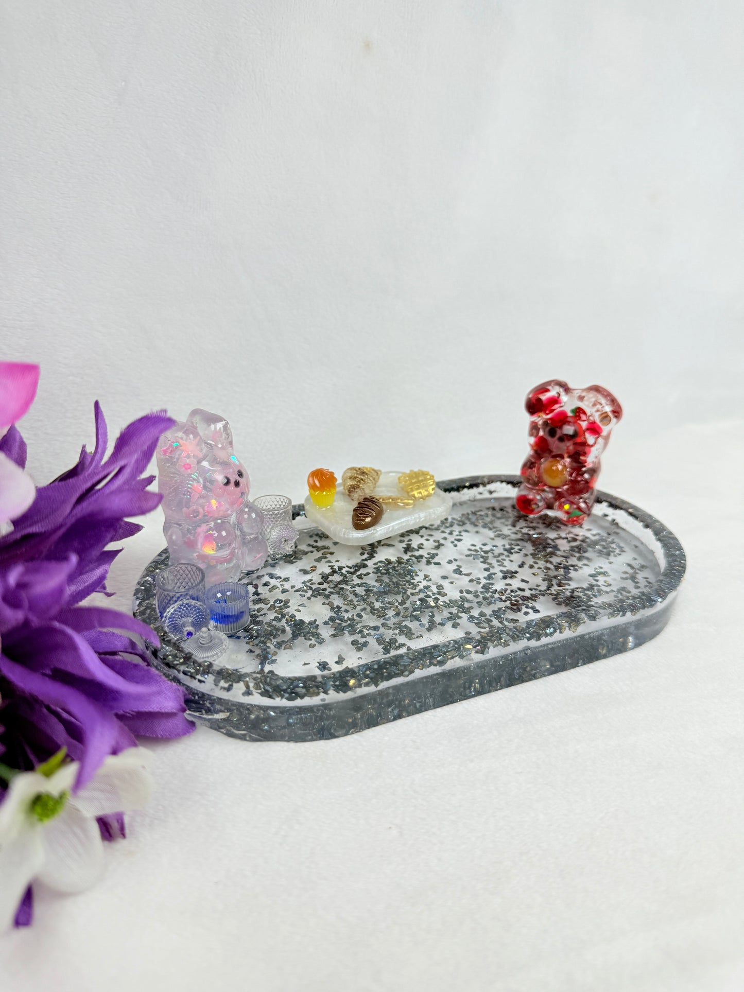 Bunnies Picnic Fairy Tray