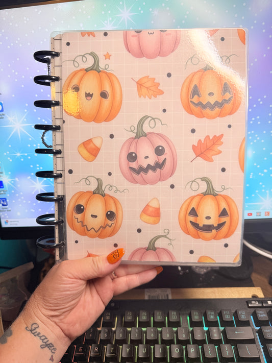 Happy Pumpkin Classic Happy Planner Covers with Bookmarks