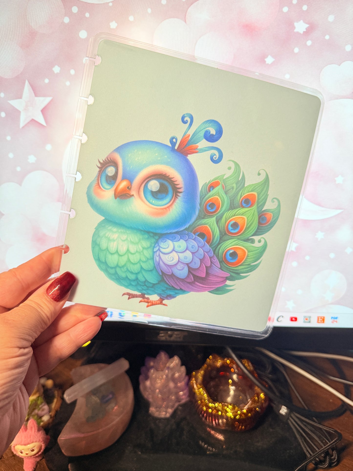 Baby Peacock B6 Disc Bound