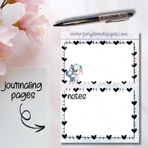 Polar Bear Journaling Pages