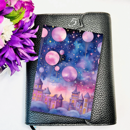 Pink Galaxy Journaling Card Stickers