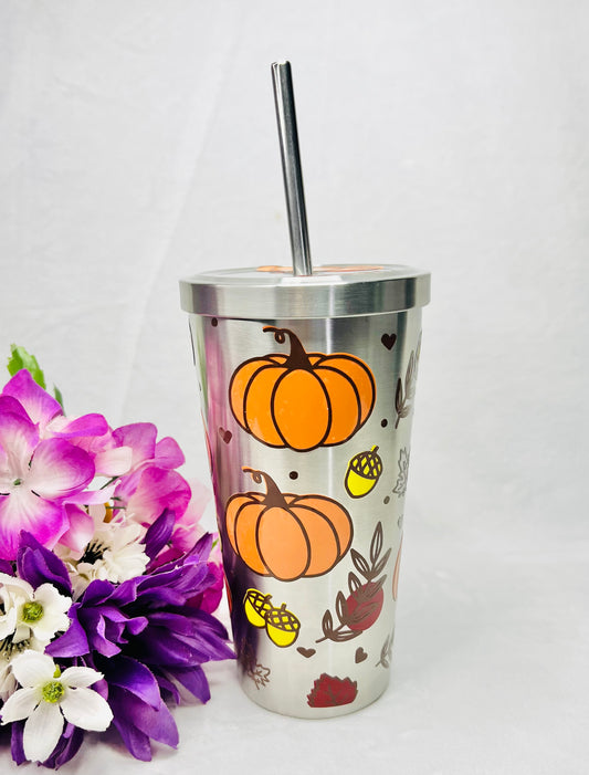 19 ounce Fall Stainless Steel Tumbler