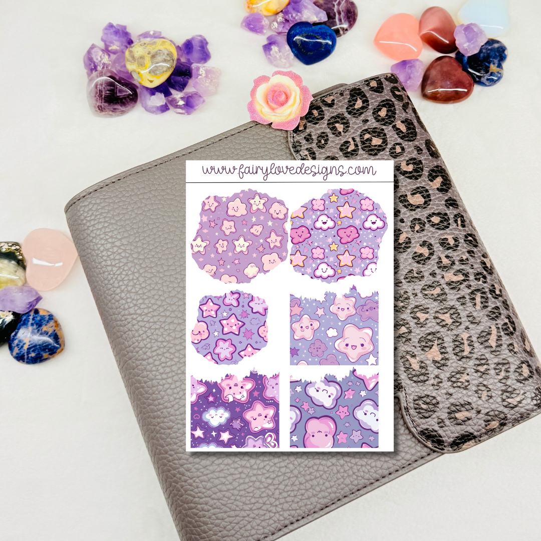 Kawaii Clouds Washi Kit