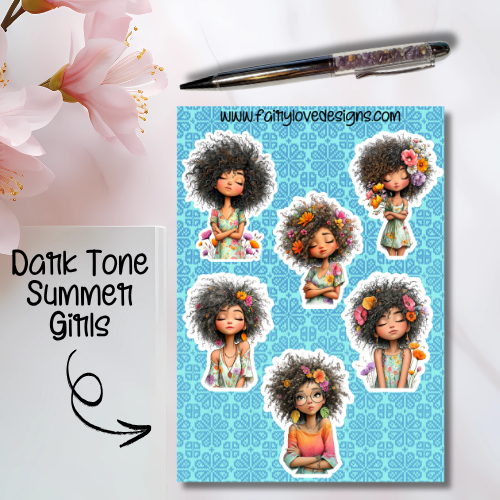 Dark Tone Summer Girls
