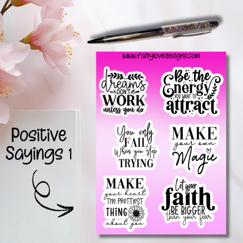 Positive Sayings 1