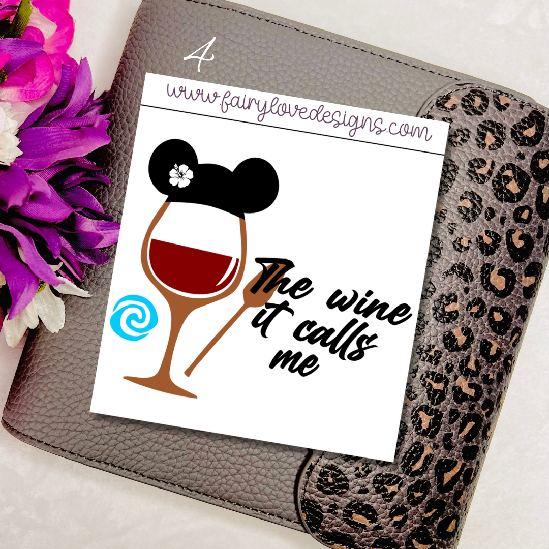 Magical Booze - clear format stickers