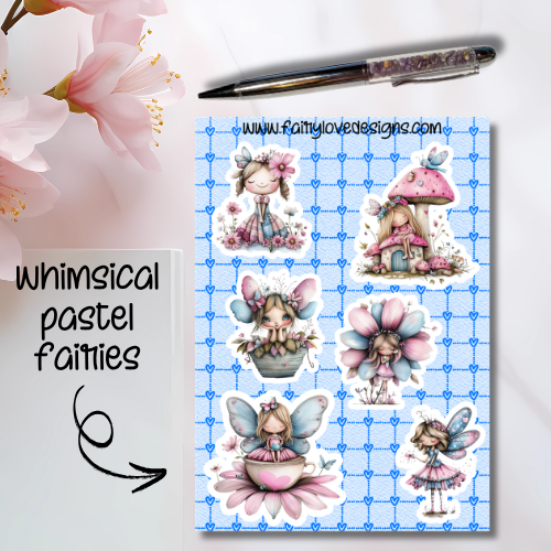 Whimsical Pastel Fairies