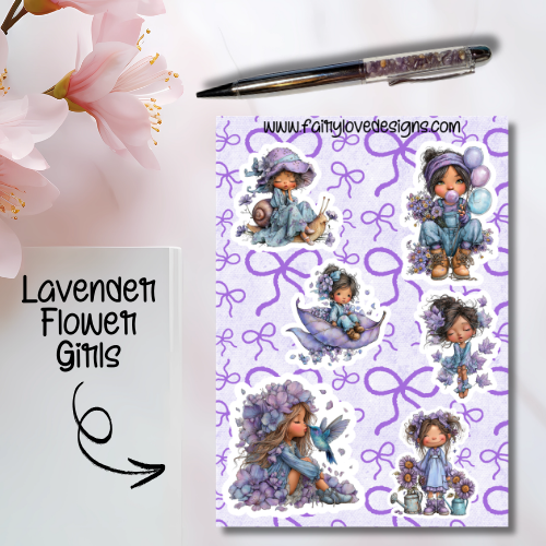 Lavender Flower Girls
