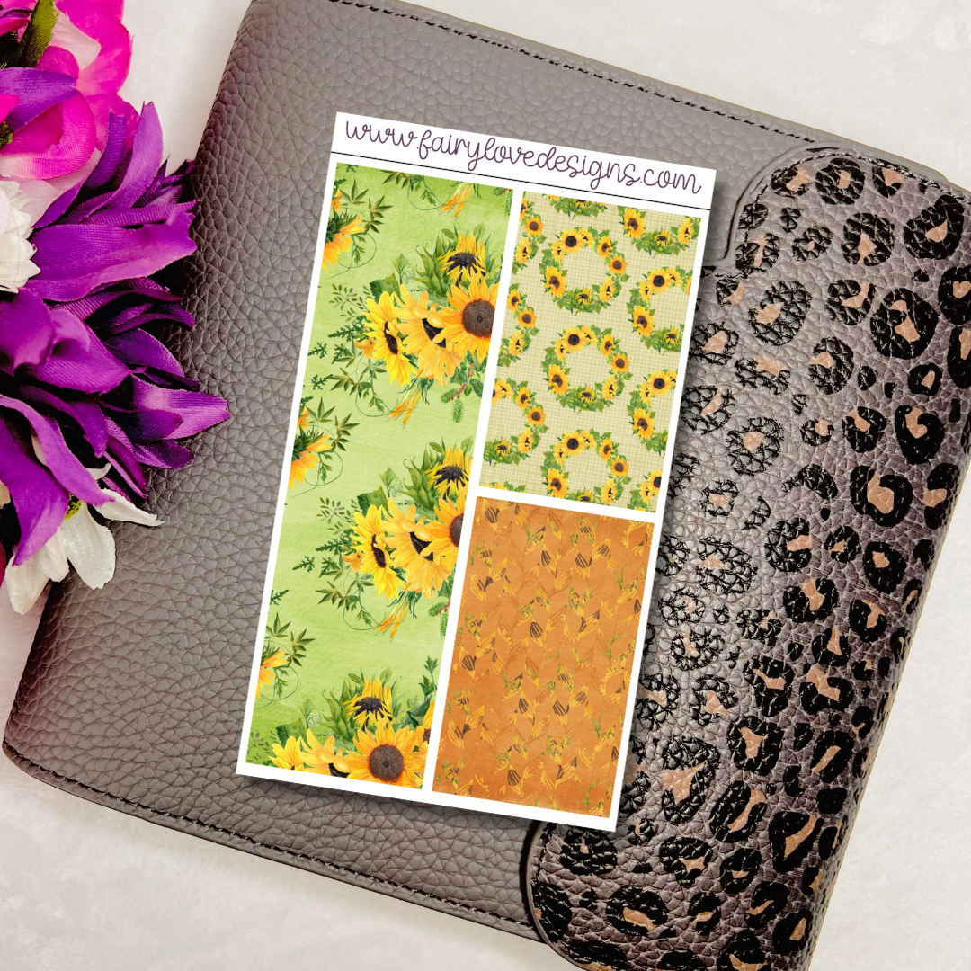 Sunflower Planner/Journal Kit