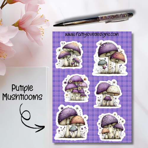 Purple Mushrooms
