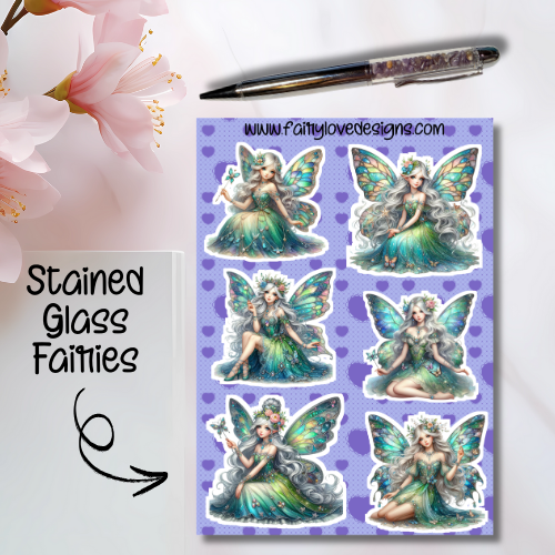 Stained Glass Fairies