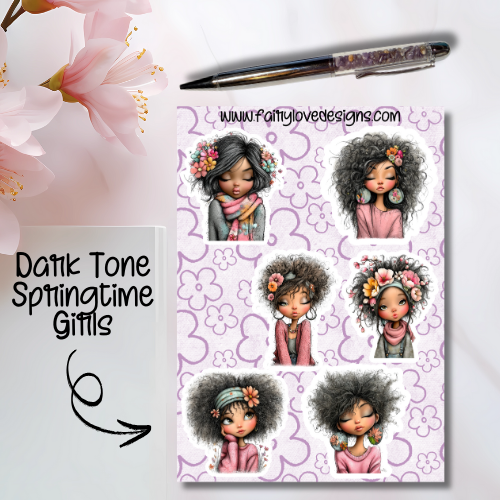 Dark Tone Springtime Girls