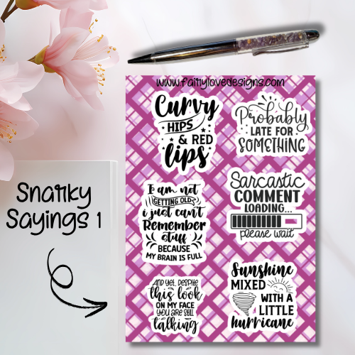 Snarky Sayings 1