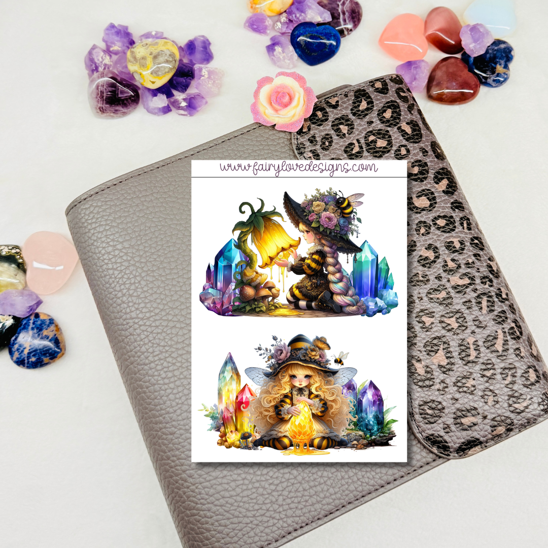 Crystal Bee Gnomes