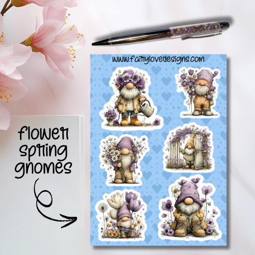 Flower Spring Gnomes