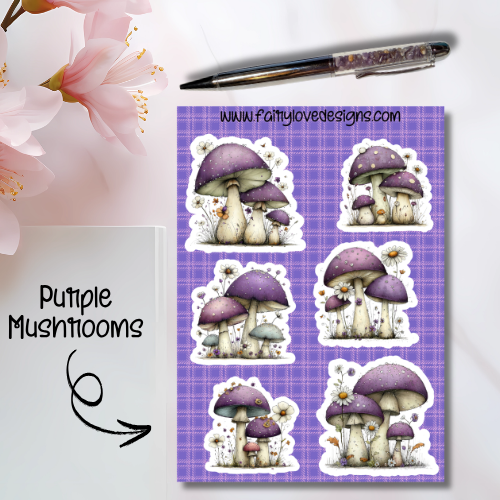 Purple Mushrooms