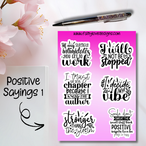 Positive Sayings 1