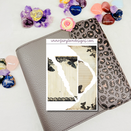 Butterflies and Lace Washi Kit