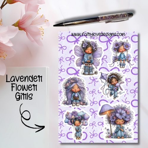 Lavender Flower Girls