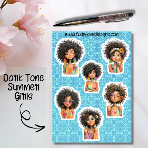 Dark Tone Summer Girls
