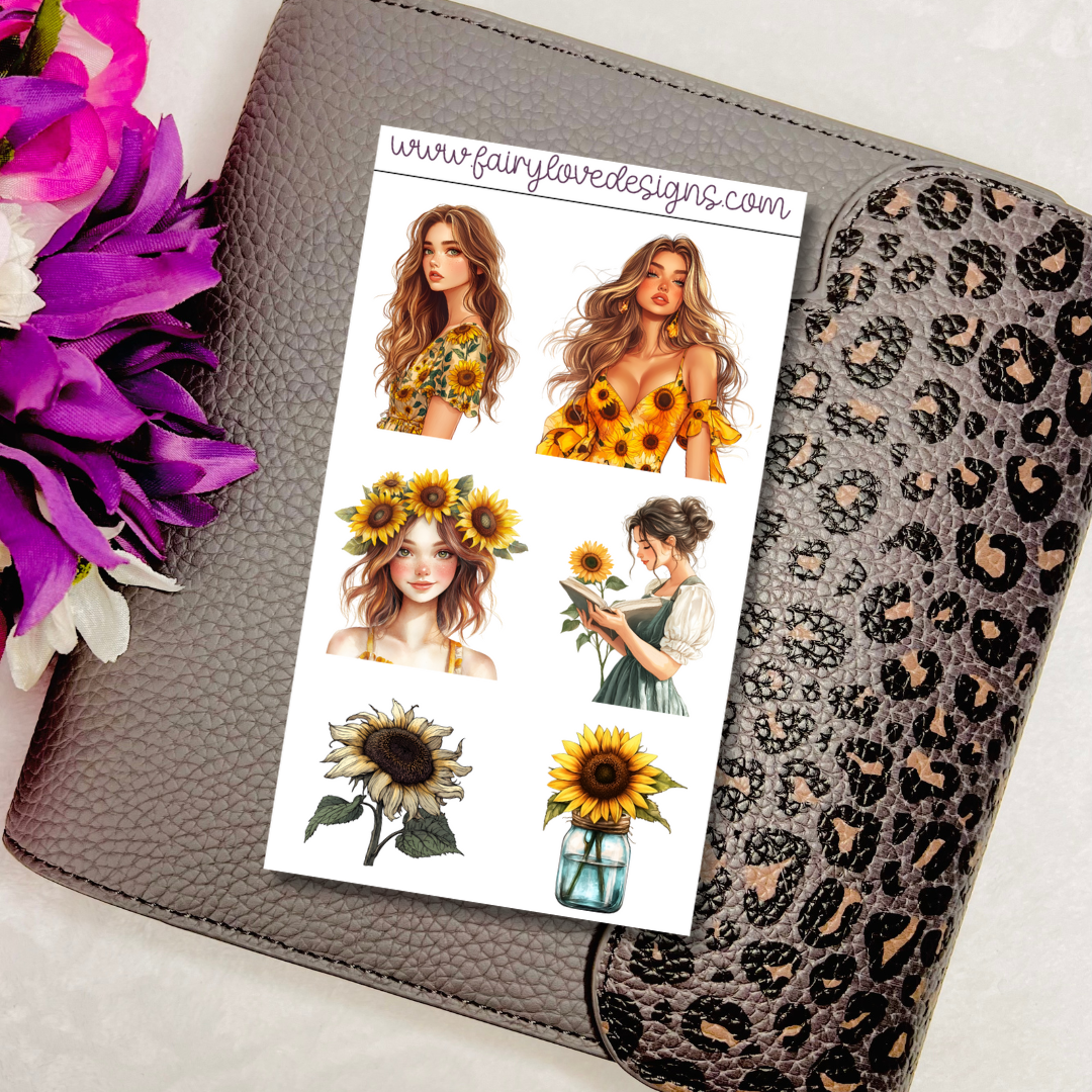 Sunflower Planner/Journal Kit