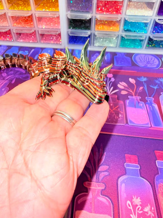Tri Color Dragon - 3d printed