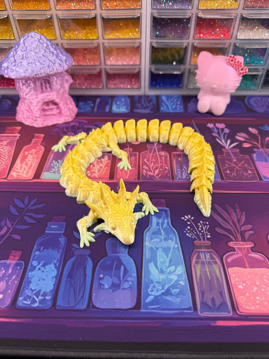 Yellow Dragon - 3d printed