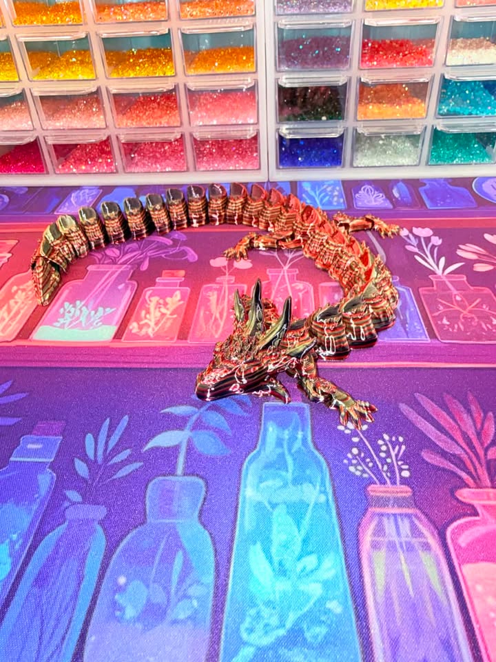 Tri Color Dragon - 3d printed