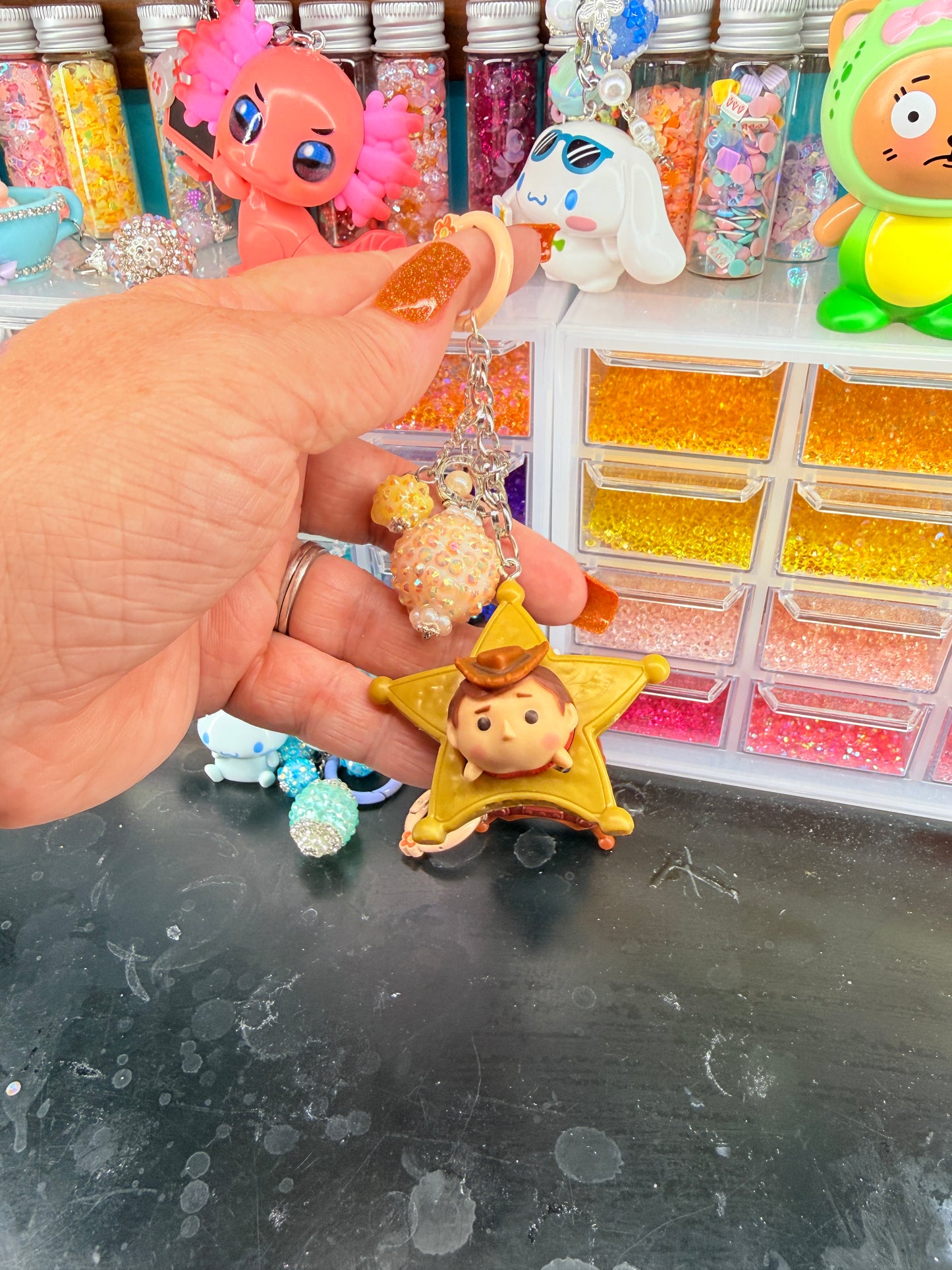 The Sheriff Junk Keychain