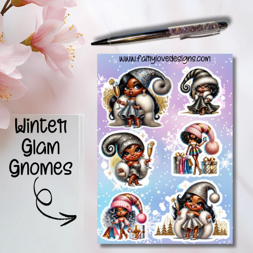 Winter Glam Gnomes