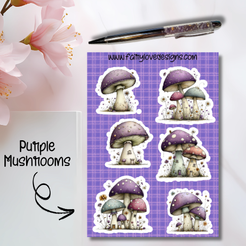 Purple Mushrooms