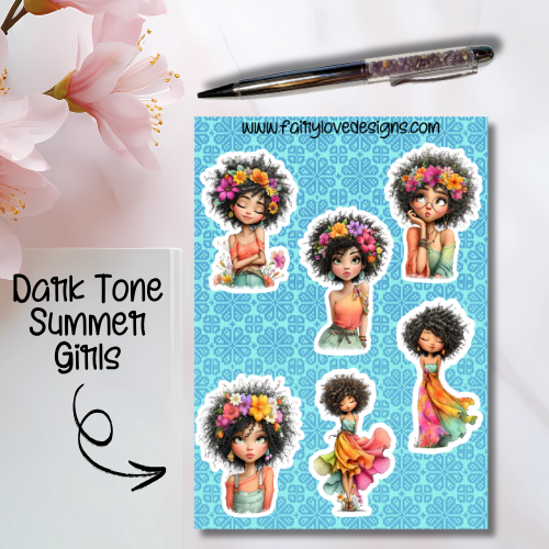 Dark Tone Summer Girls