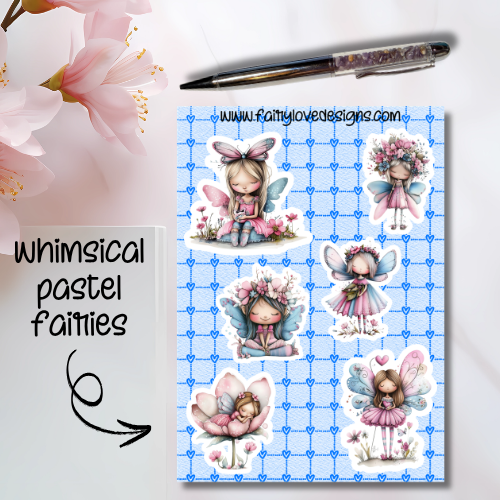 Whimsical Pastel Fairies
