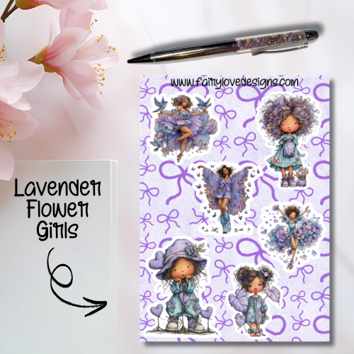 Lavender Flower Girls