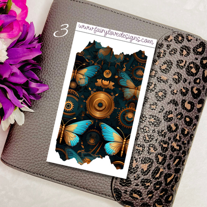 Butterfly Steampunk Rip Washi