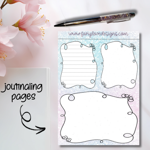 Polar Bear Journaling Pages