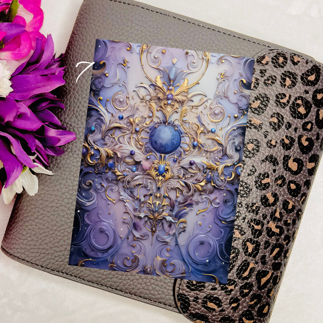 Blueberry Princess Journaling Cards