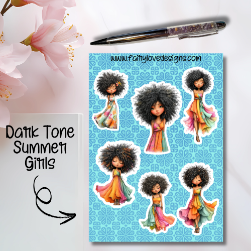 Dark Tone Summer Girls