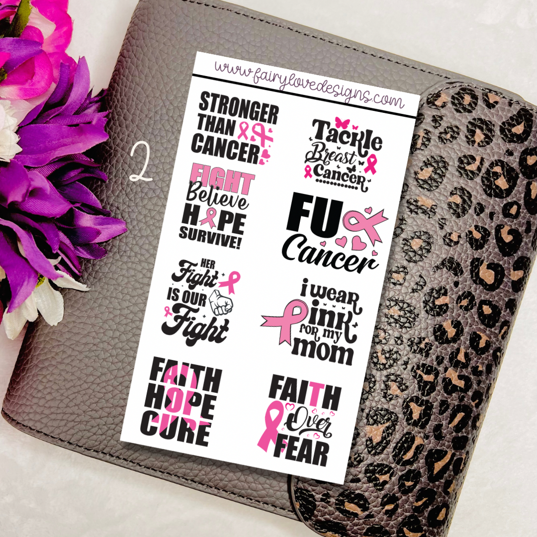 Breast Cancer Awareness Half Sheet
