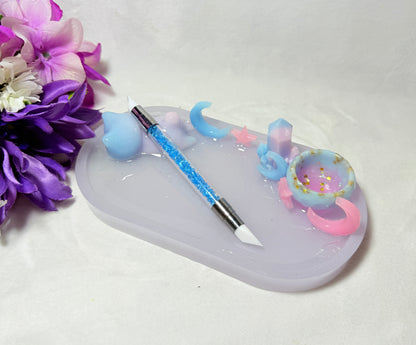 Pastel Blue/Lavender/Pink Fairy Tray