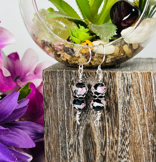 Spun Glass Earrings