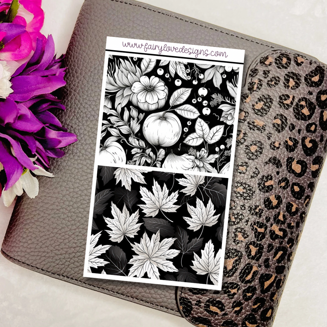 Monochrome Fall Journaling Kit with Rip Sheets