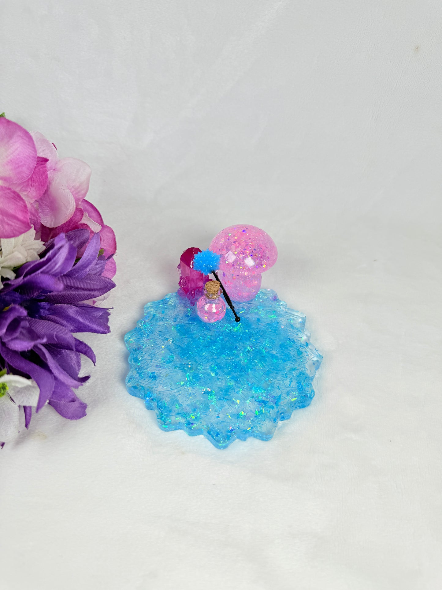 Blue Aurora Fairy Tray