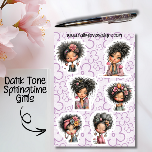 Dark Tone Springtime Girls